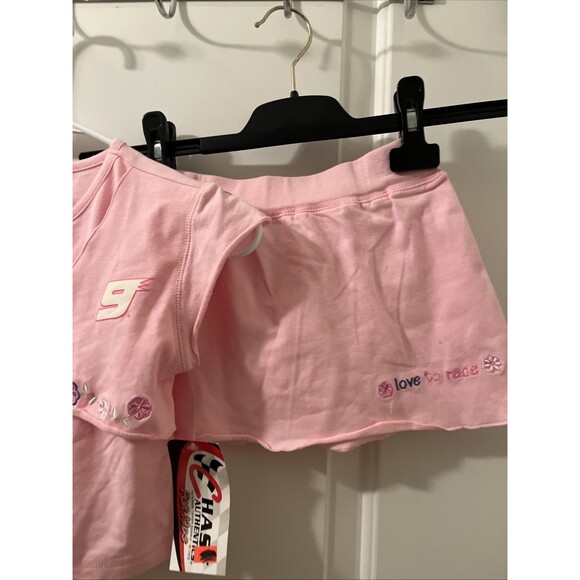 Chase Authentics Nascar Shirt & Skirt Set #9 Kasey Kahne Racing Girls Size 5/6 - Picture 10 of 16